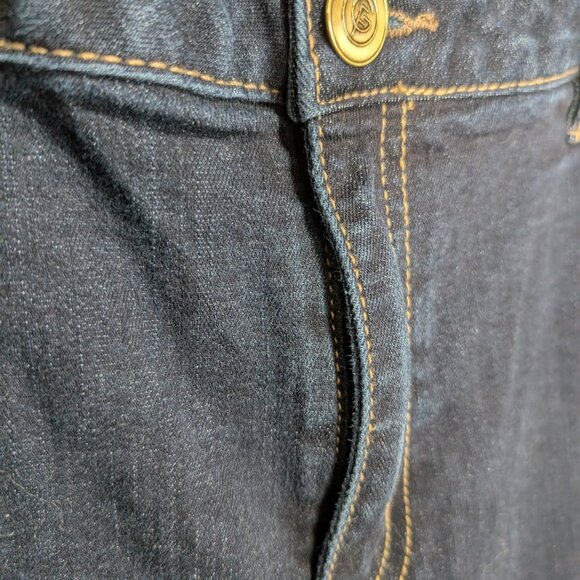 Lane Bryant Bootcut Jeans Dark Blue Denim Genius Fit Size 20 Reg - Picture 6 of 13